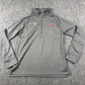 Saint Mary's Gaels Jacket Mens Large‎ Gray NCAA College Under Armour 1/4 Zip